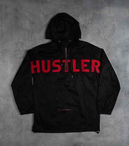 Hustler Windbreaker / Black & Red