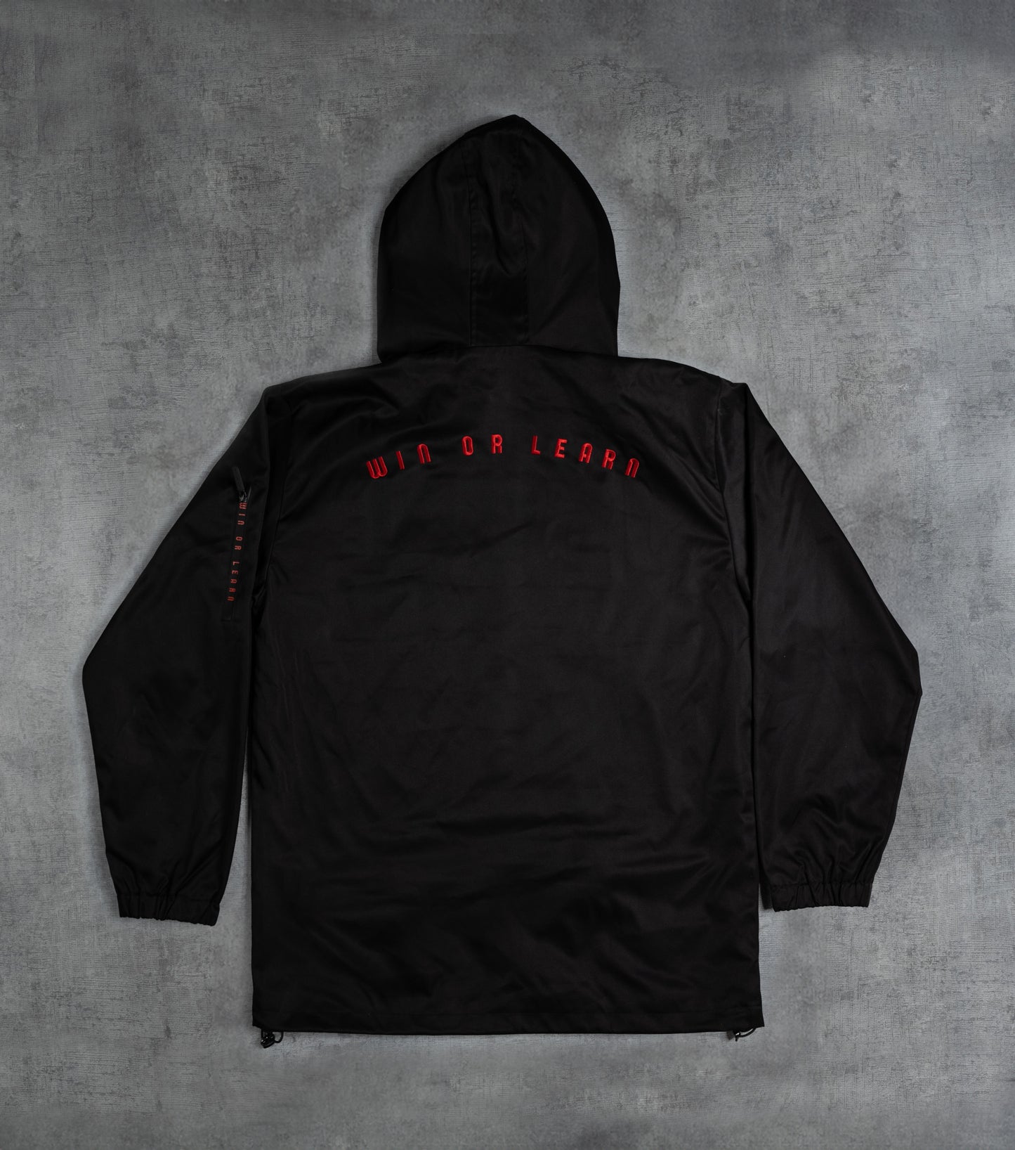 Hustler Windbreaker / Black & Red